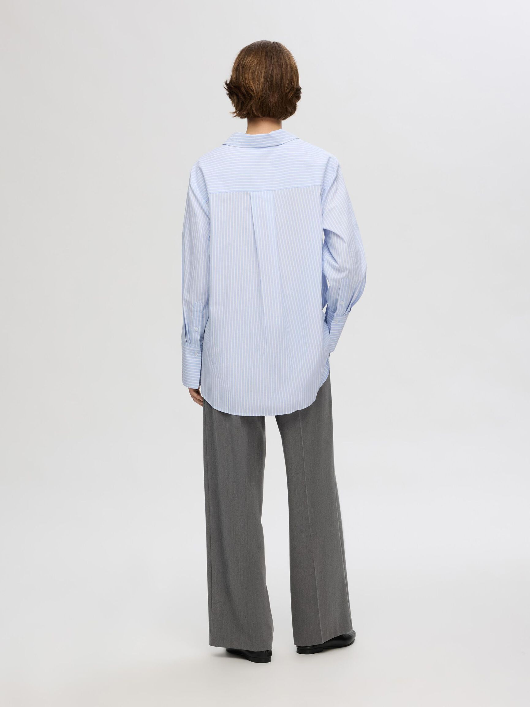 100% BAUMWOLL HEMD, Cashmere Blue, highres