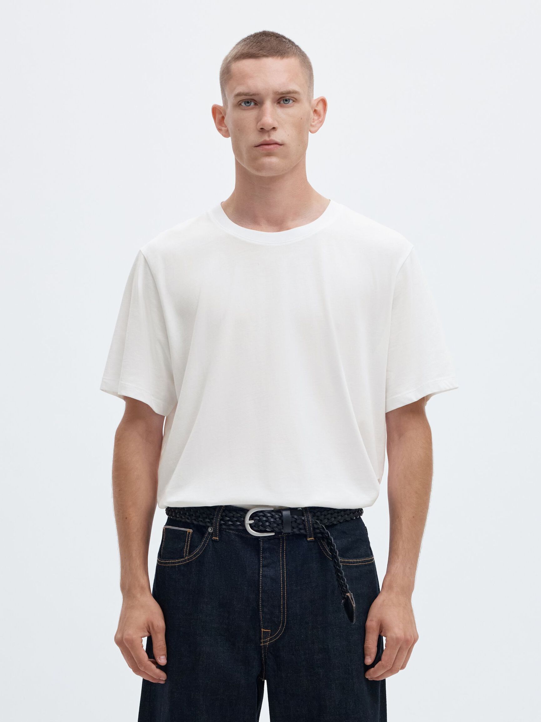 REGULAR T-SHIRT, Bright White, highres