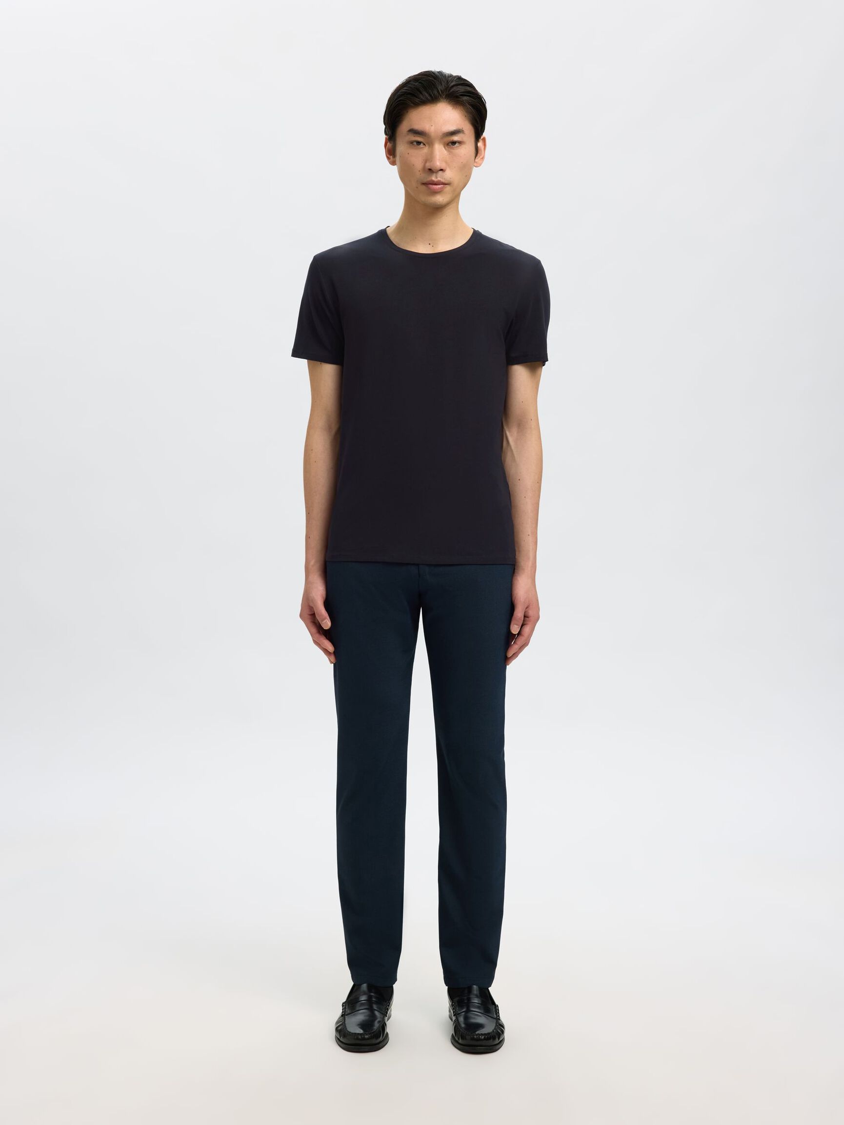KORTE MOUWEN T-SHIRT, Black, highres