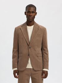 DE CORDEROY, CORTE REGULAR BLAZER, Brownie, highres