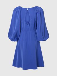 ÖPPEN RYGG KORT KLÄNNING, Dazzling Blue, highres