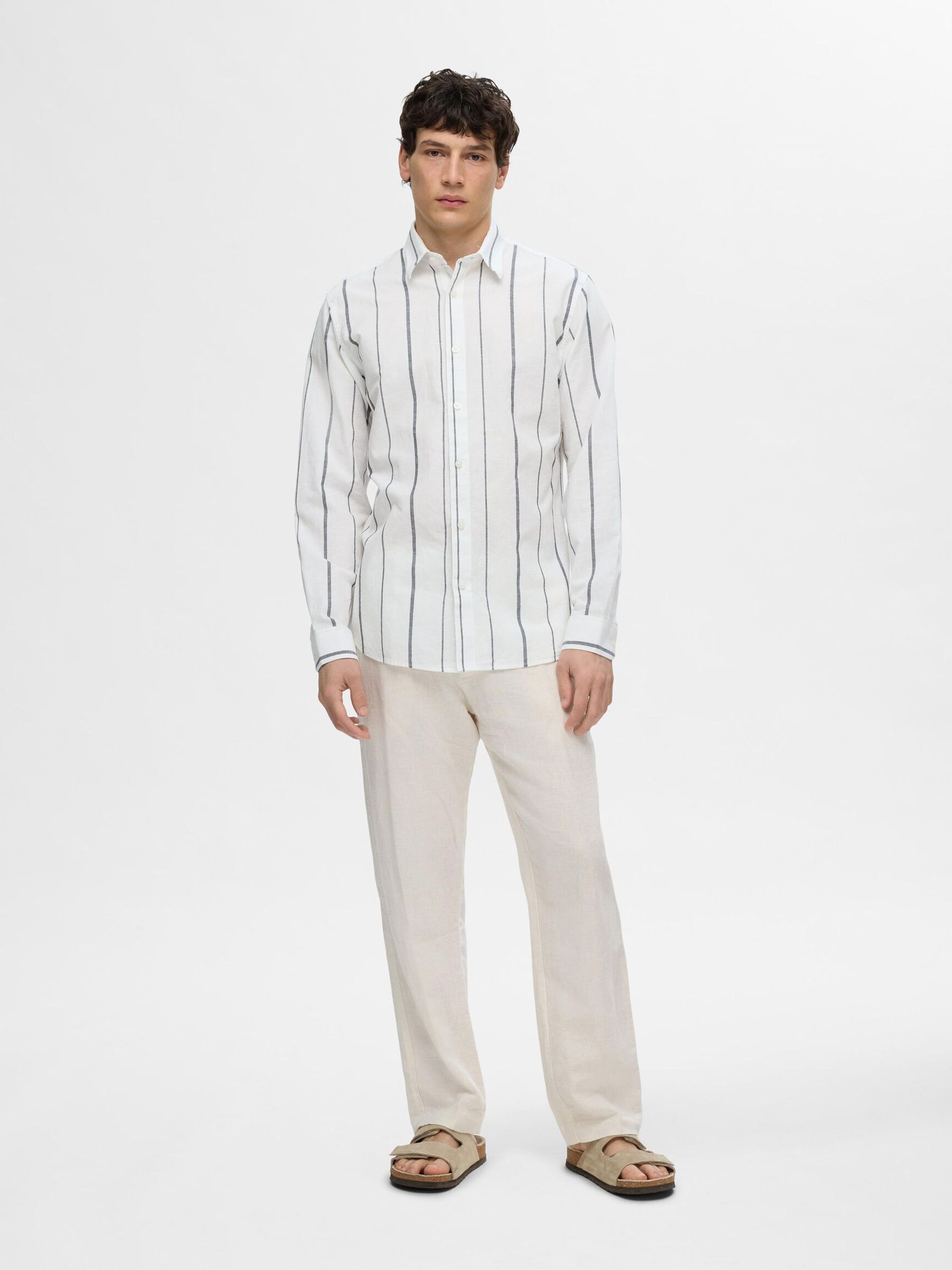 SLIM FIT SHIRT, Sky Captain, highres