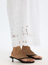 BRODERIE ANGLAISE MAXINEDERDEL, Bright White, highres