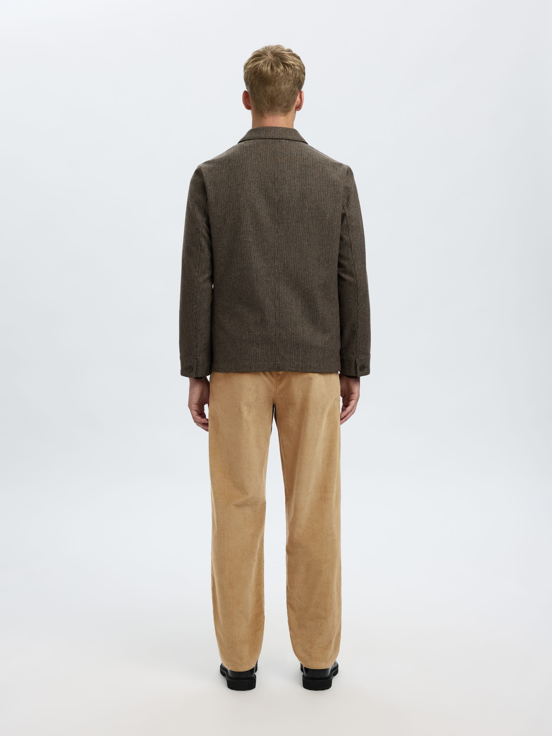 CORD STRAIGHT LEG HOSE, Kelp, highres