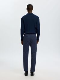 175 SLIM-FIT BRUSHED CHINOS, Dark Sapphire, highres