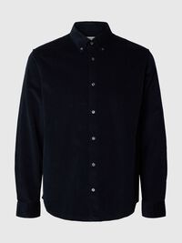 COTTON  CORDUROY SHIRT, Sky Captain, highres