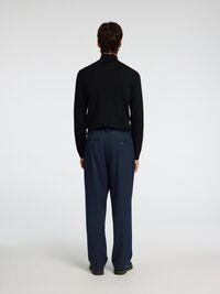 220 LOOSE FIT TROUSERS, Navy Blazer, highres
