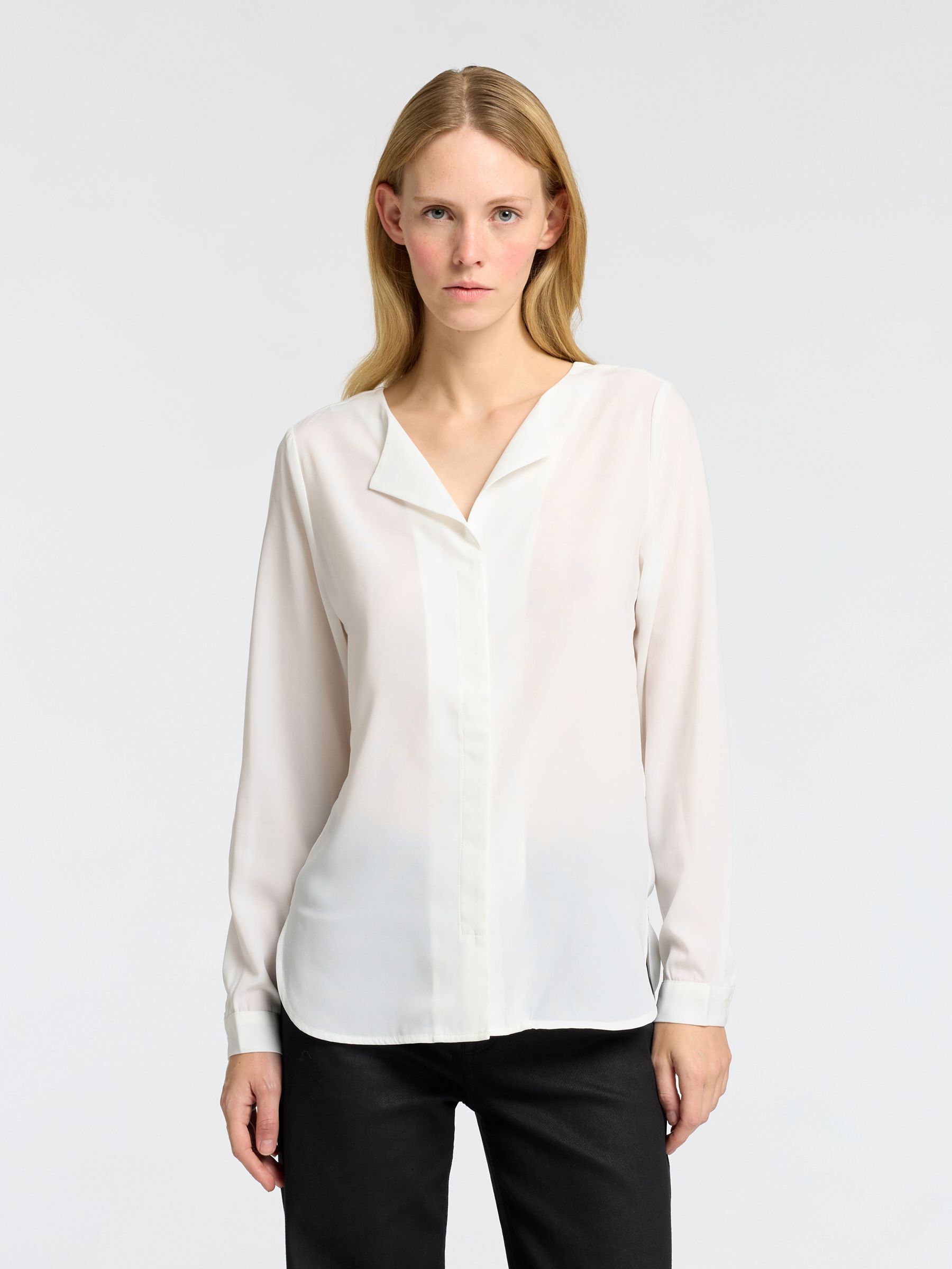 LANGÆRMET SKJORTE, Snow White, highres