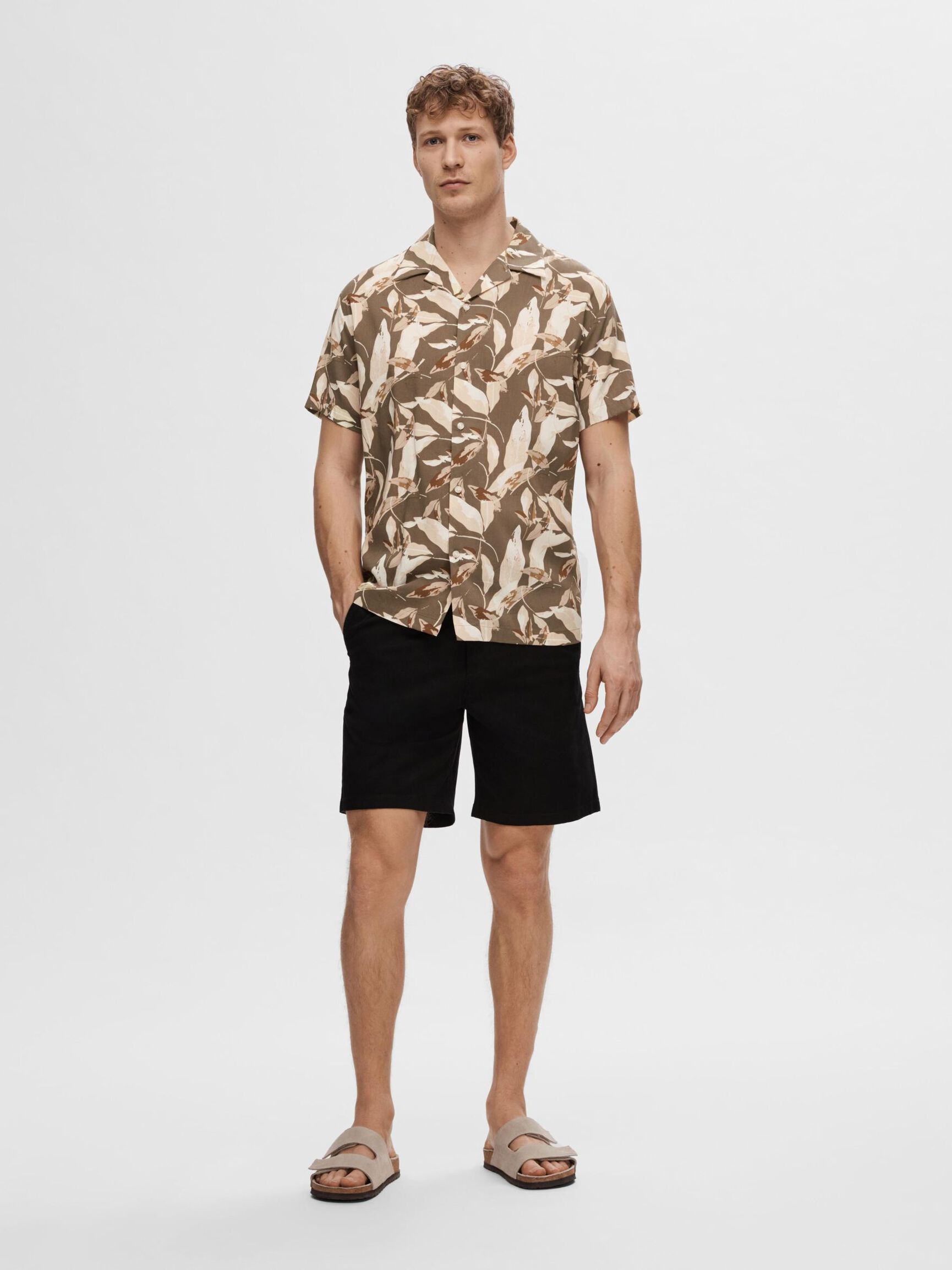 COL CUBAIN CHEMISE, Morel, highres