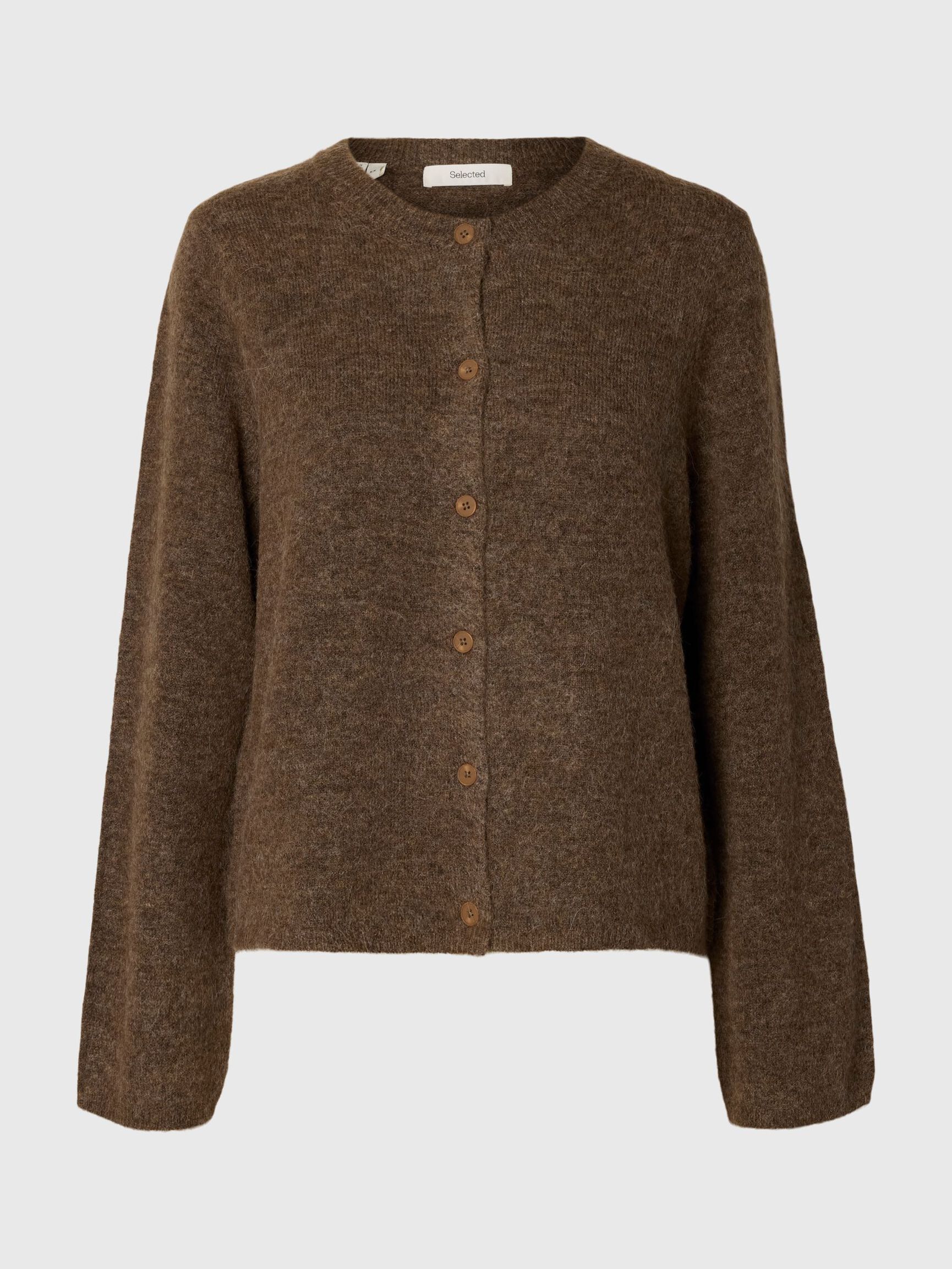 WOOL BLEND CARDIGAN, Dachshund, highres