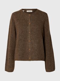 WOOL BLEND CARDIGAN, Dachshund, highres