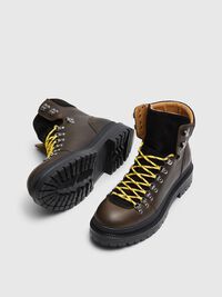 LEATHER HIKING BOOTS, Demitasse, highres