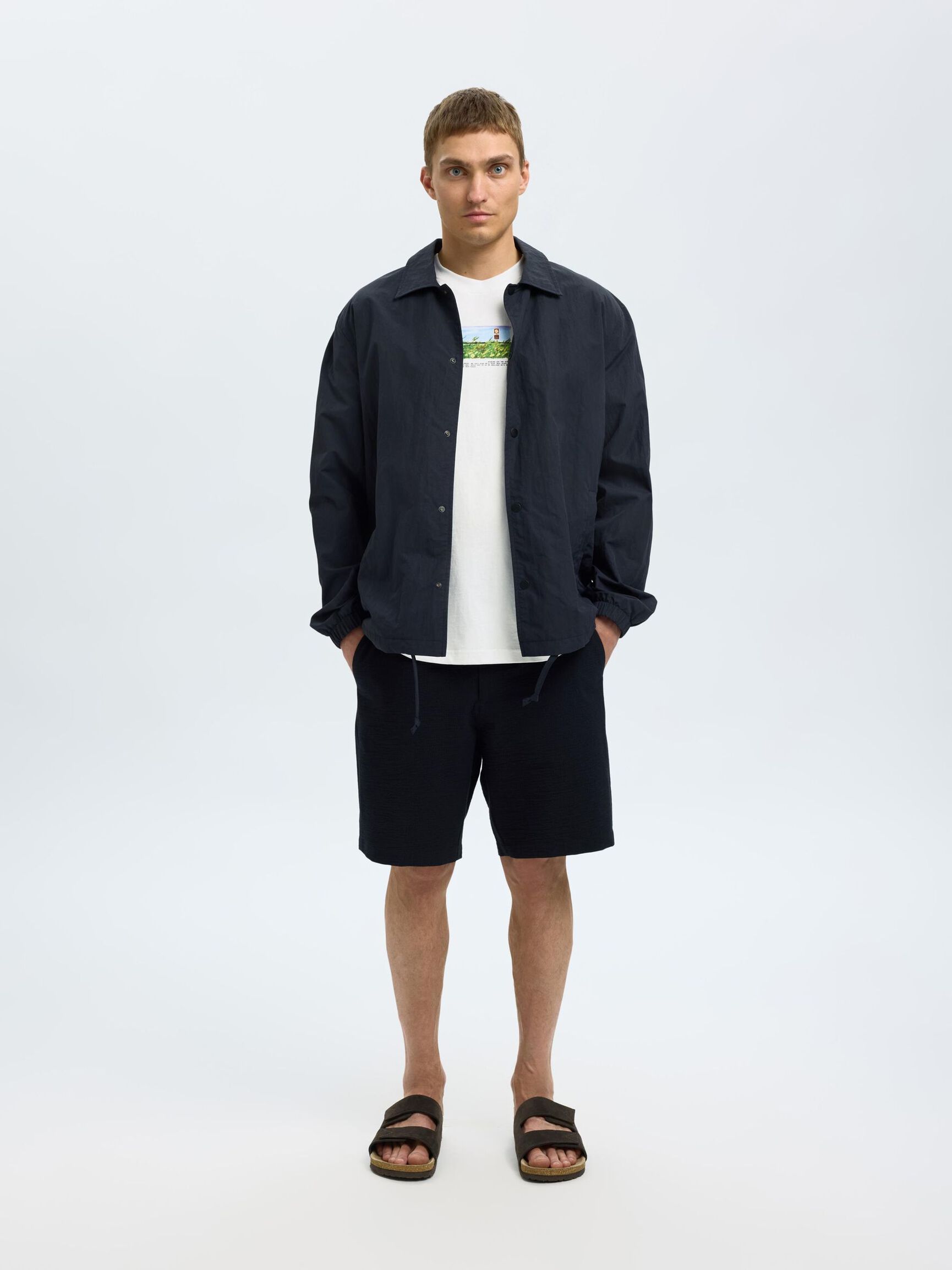 PRINT T-SHIRT MIT RUNDHALSAUSSCHNITT, Bright White, highres