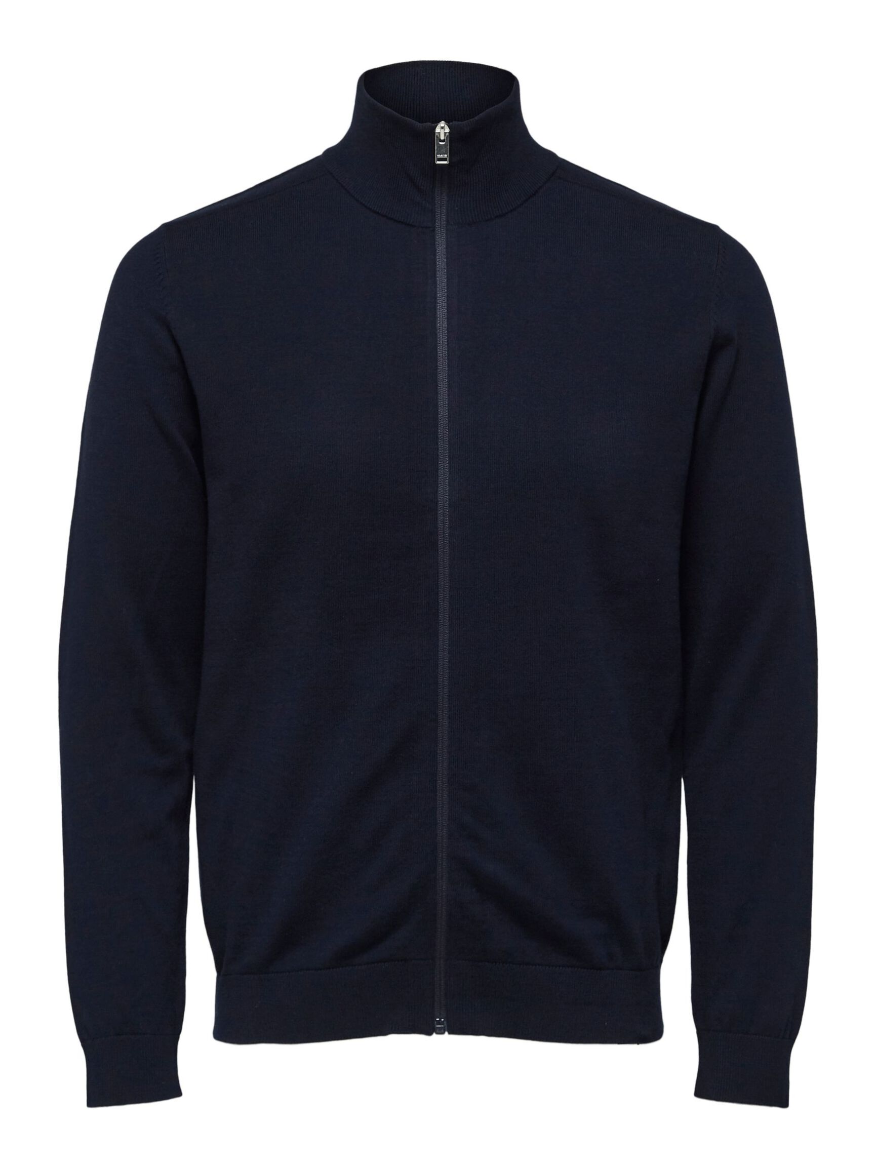 ZIP-UP CARDIGAN, Navy Blazer, highres