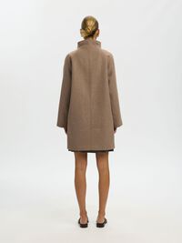 WOOL BLEND COAT, Fallen Rock, highres