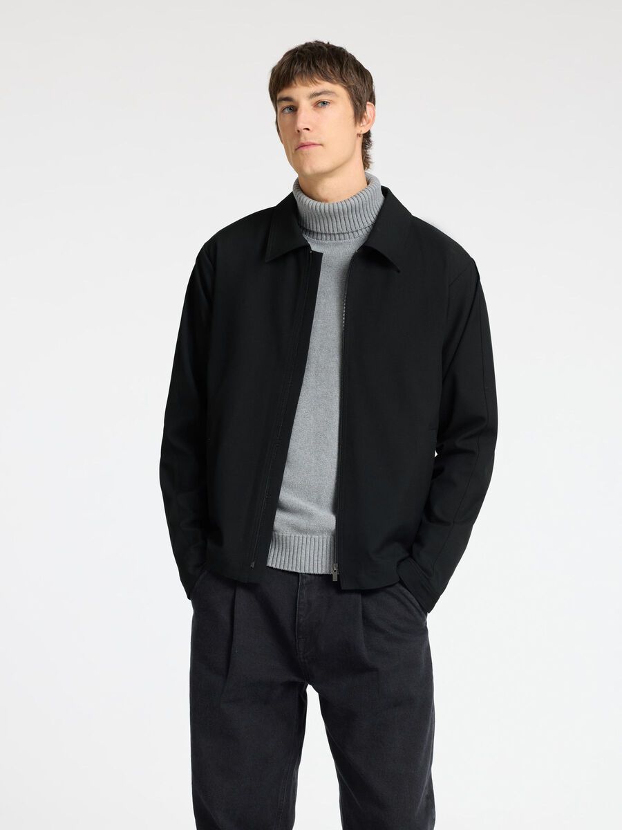 Selected GLIDELÅS JAKKE, Black, highres - 16095356_Black_003.jpg