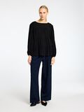 Selected VISKOSEMIX BLUSE, Black, highres - 16097969_Black_005.jpg