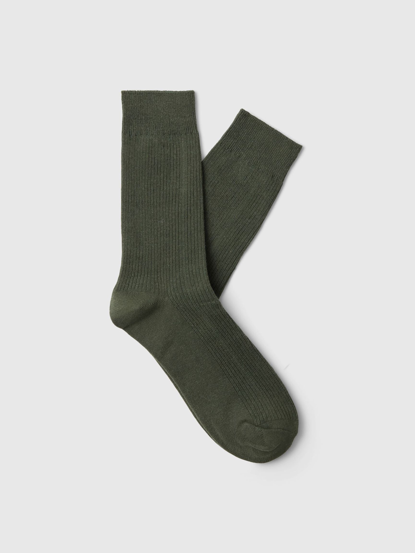 COTTON BLEND SOCKS, Forest Night, highres