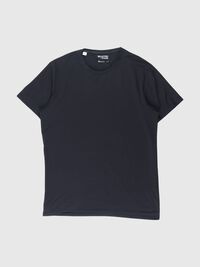 KORTÆRMET AFSLAPPET FIT T-SHIRT, Black, highres