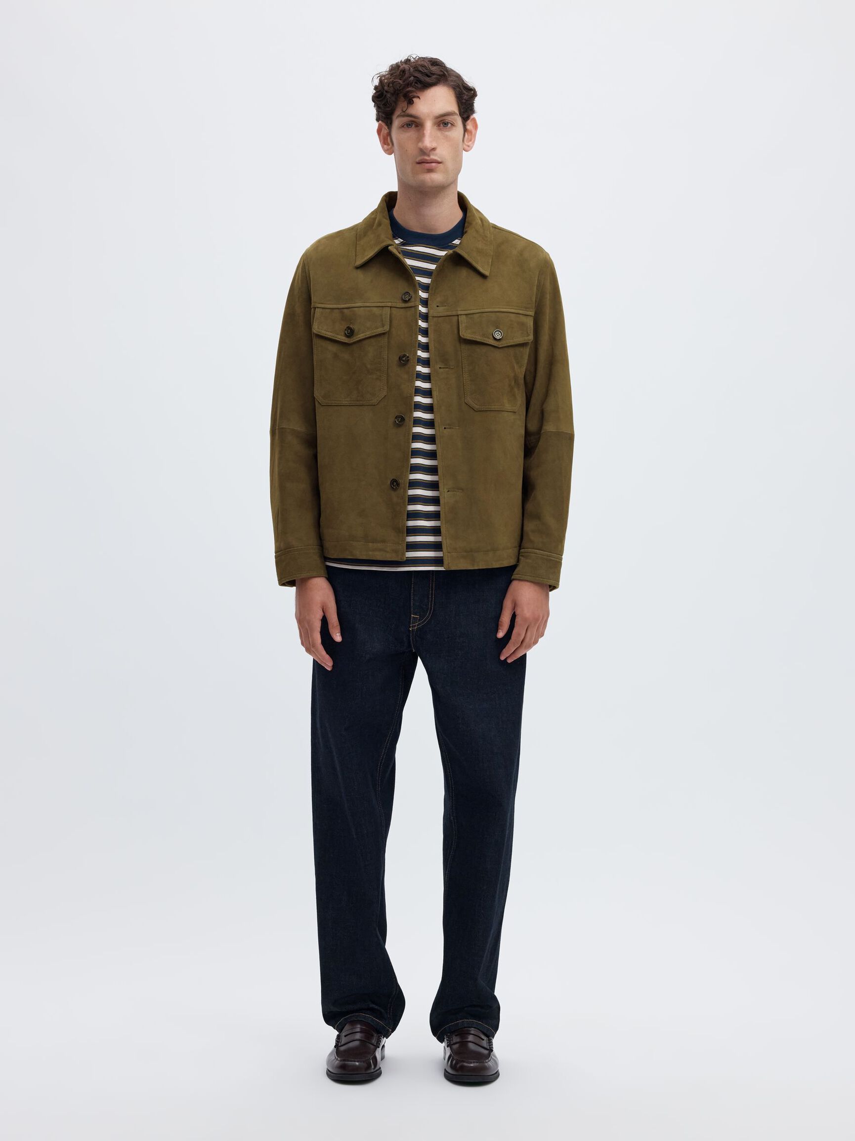 SUEDE OVERSHIRT, Kalamata, highres