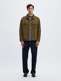 SUEDE OVERSHIRT, Kalamata, highres