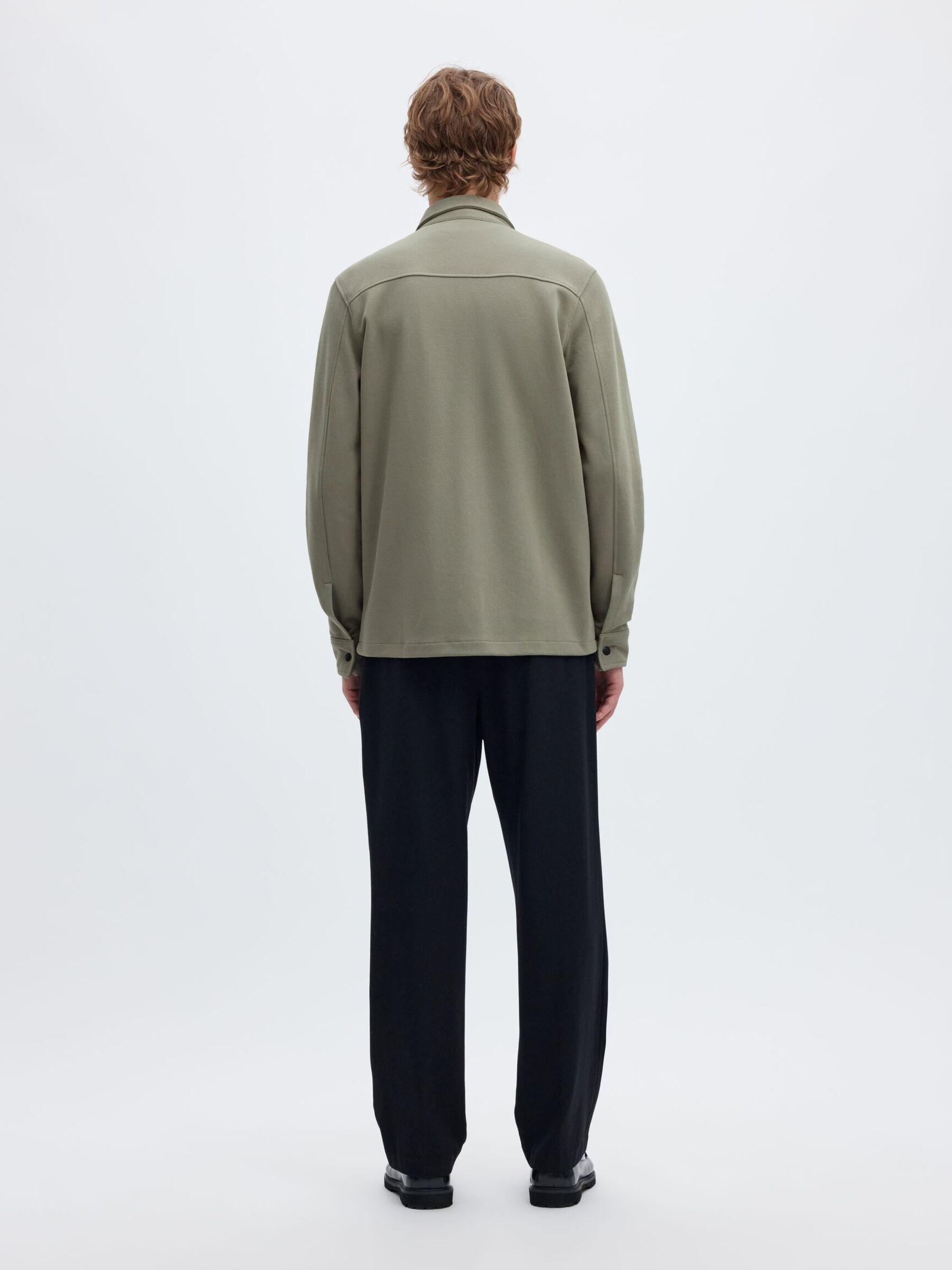 CLASSIC OVERSHIRT, Vetiver, highres