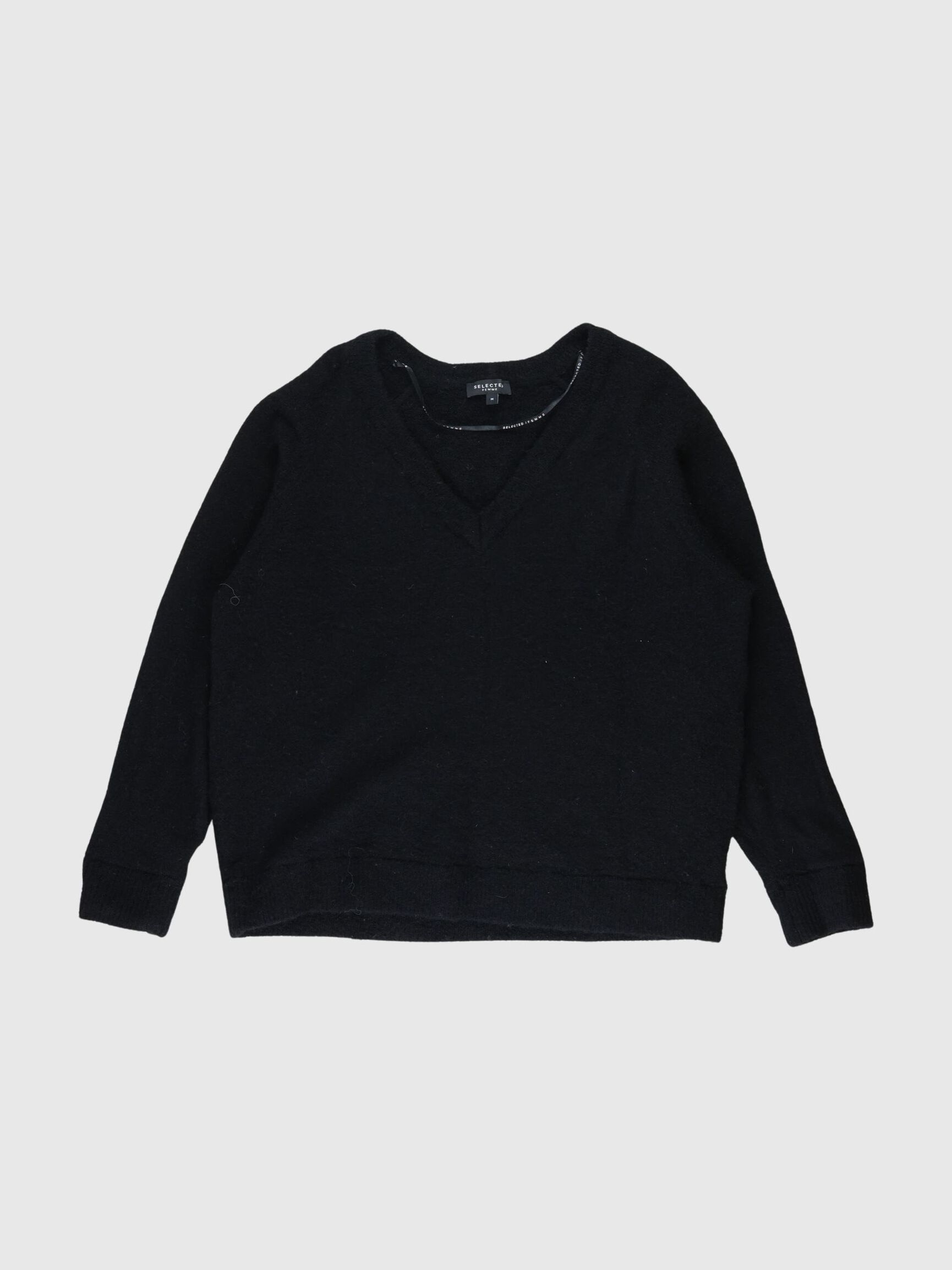 PULLOVER, Black, highres