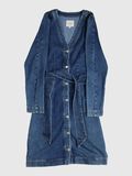 Selected CEINTURE - ROBE EN JEAN, Dark Blue Denim, highres - 80000139_DarkBlueDenim_001.jpg