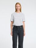 Selected STRIPED BOXY FIT T-SHIRT, Bright White, highres - 16087918_BrightWhite_1157107_003.jpg