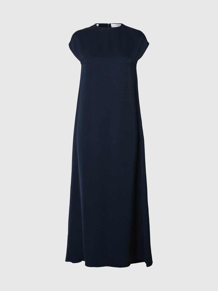 Selected KURZARM MAXIKLEID, Dark Sapphire, highres - 16099419_DarkSapphire_001.jpg