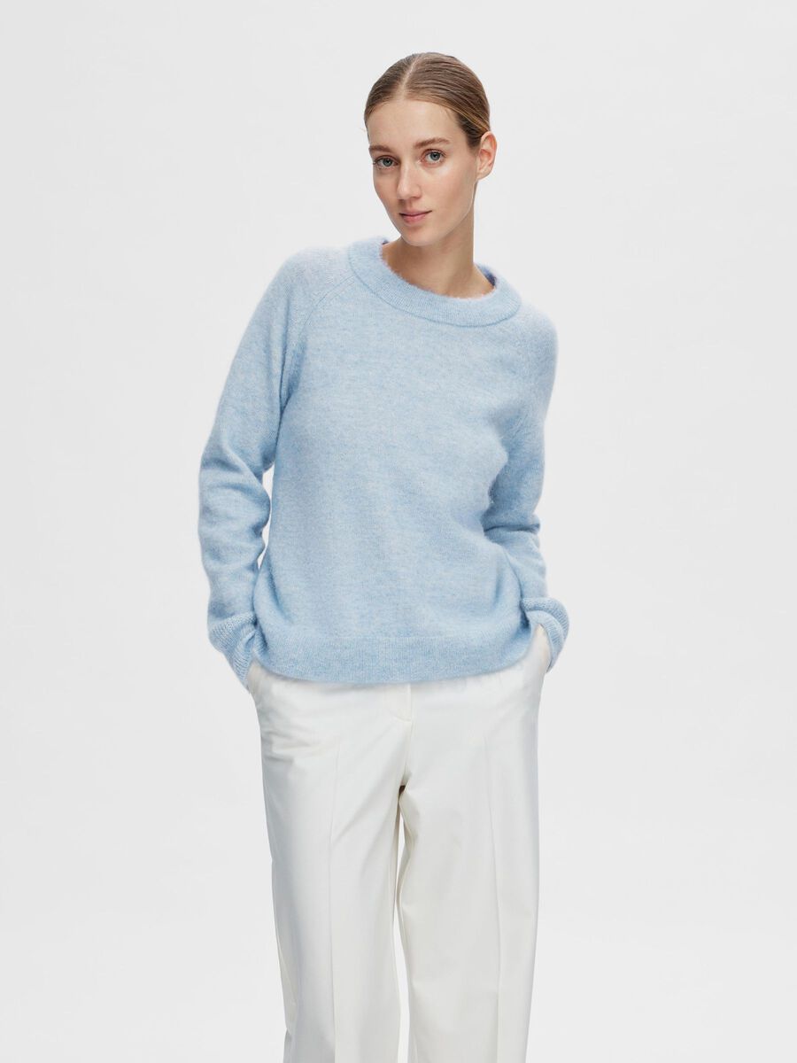 Selected LANGE MOUWEN TRUI, Cashmere Blue, highres - 16074482_CashmereBlue_773866_003.jpg