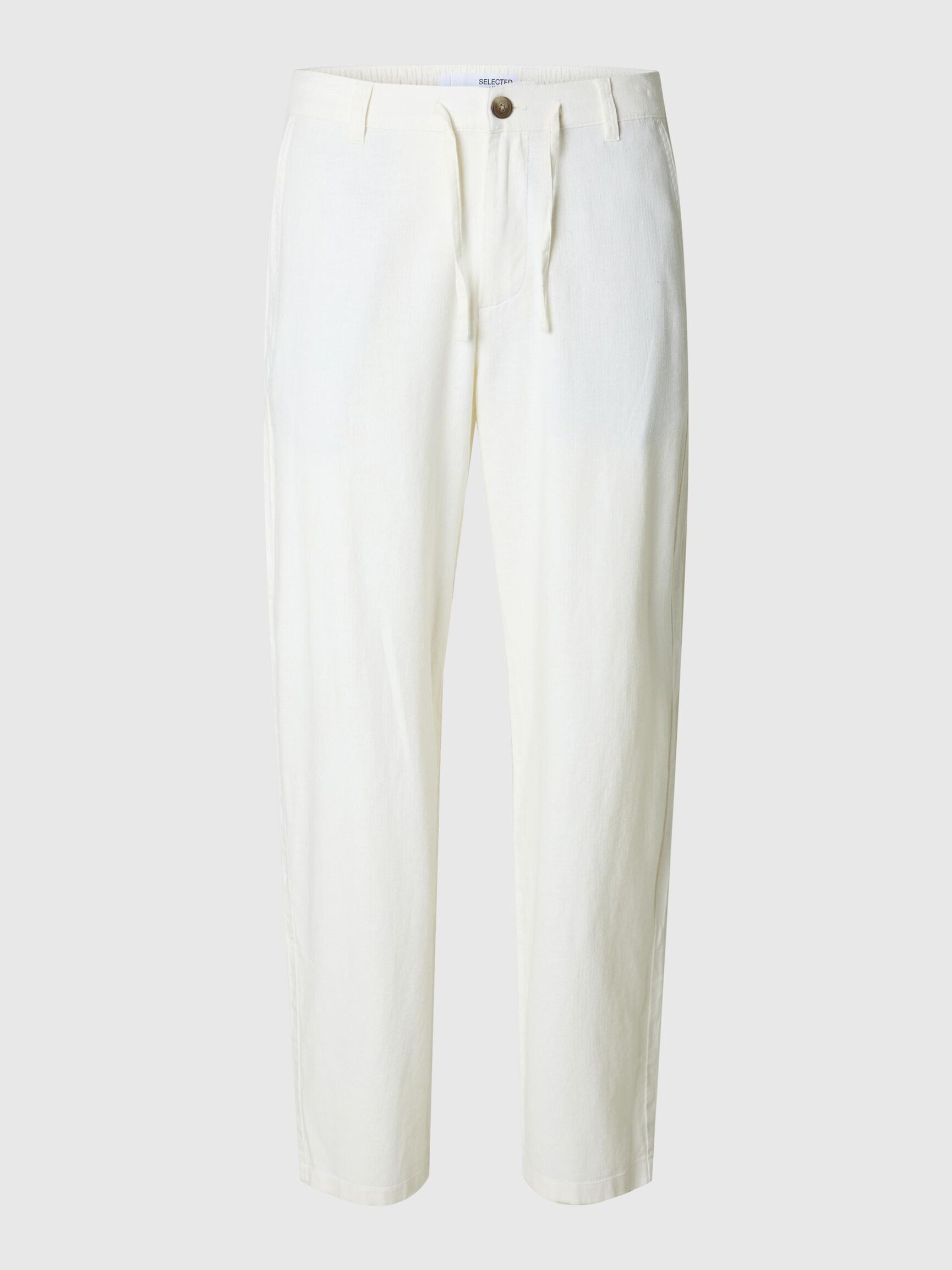 220 LOOSE FIT BUKSER I HØRBLANDING, Cloud Dancer, highres