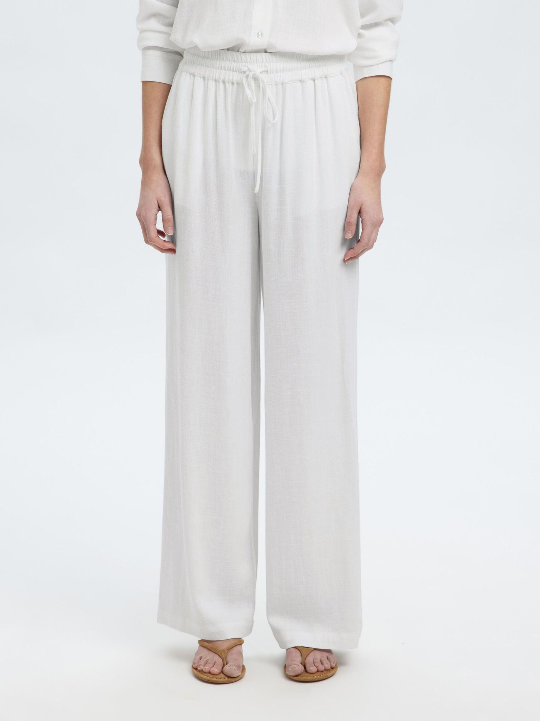 VISCOSEMIX BROEK, Snow White, highres