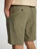 Selected REGULAR FIT SHORTS AUS LEINENGEMISCH, Vetiver, highres - 16097604_Vetiver_006.jpg