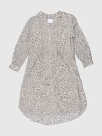 PRINTED MINI DRESS, Sandshell, highres