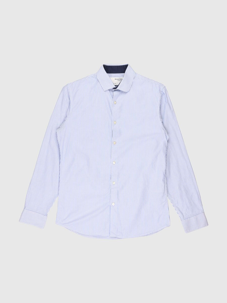 Selected SLIM FIT OVERHEMD, Light Blue, highres - 80000387_LightBlue_001.jpg