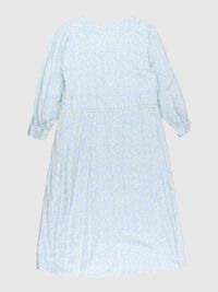 FLORAL MIDI DRESS, Blue Bell, highres