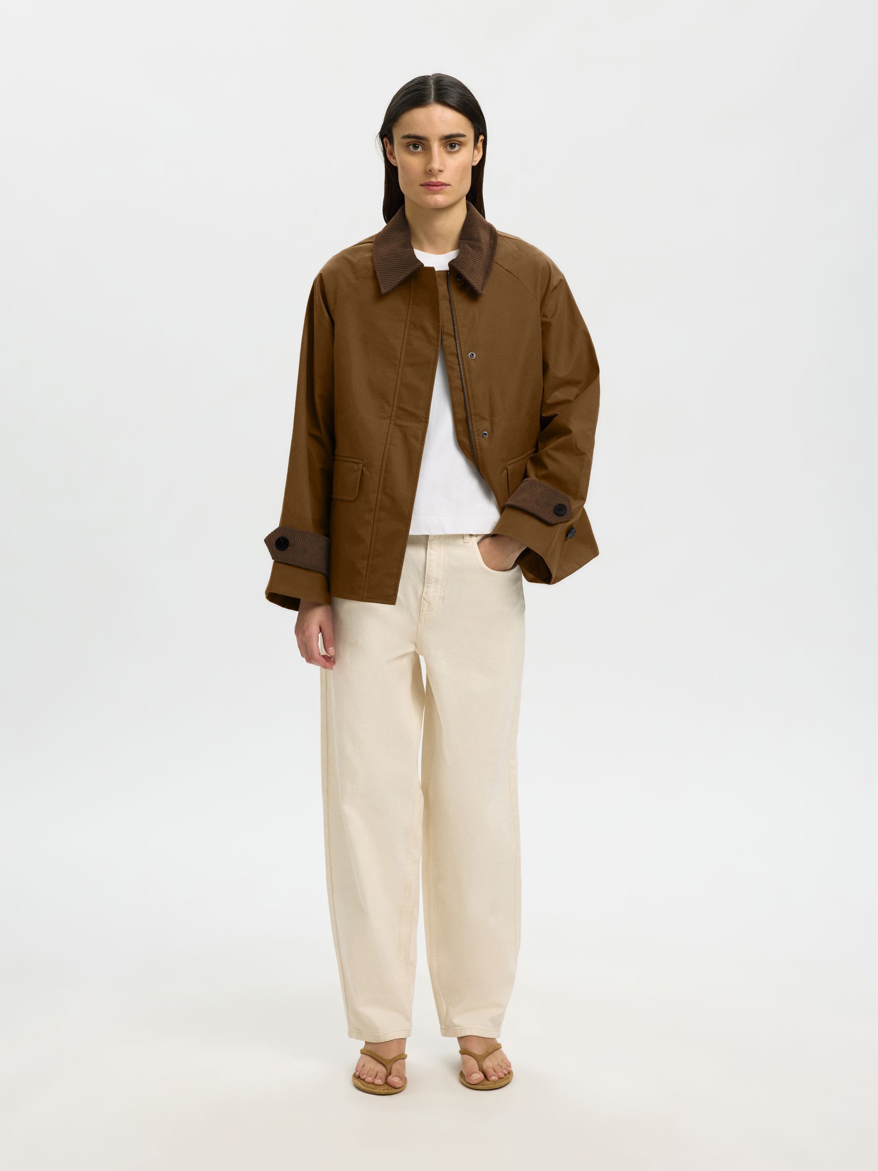 COTON CIRÉ VESTE, Kangaroo, highres