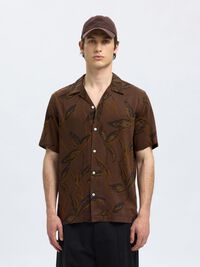 PRINTED SHORT SLEEVED SHIRT, Demitasse, highres