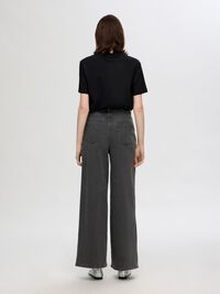 BUNDFALTEN WIDE FIT JEANS, Grey Denim, highres