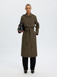 TECHNICAL TRENCHCOAT, Grape Leaf, highres