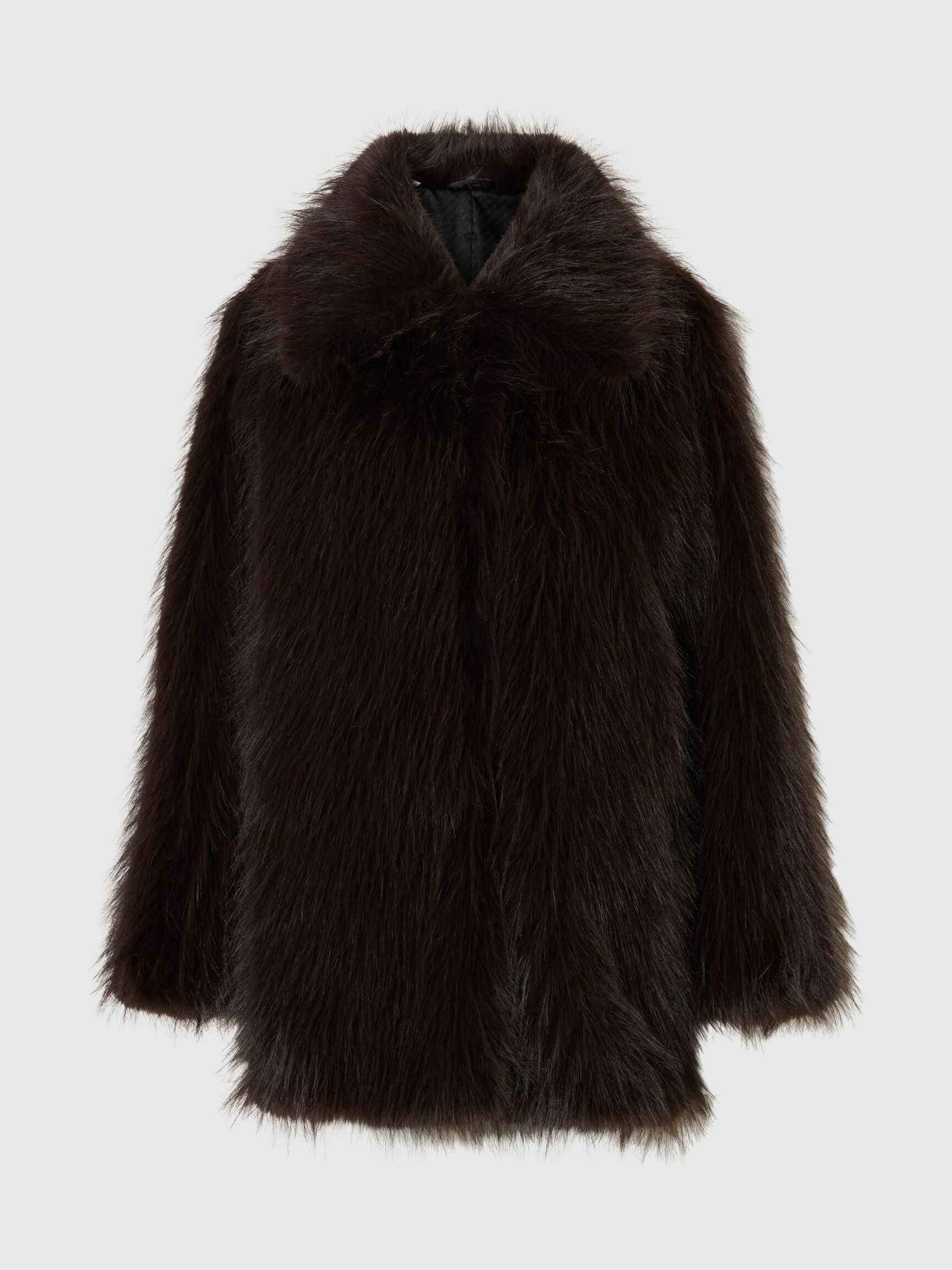 FAUX FUR MANTEL, Delicioso, highres