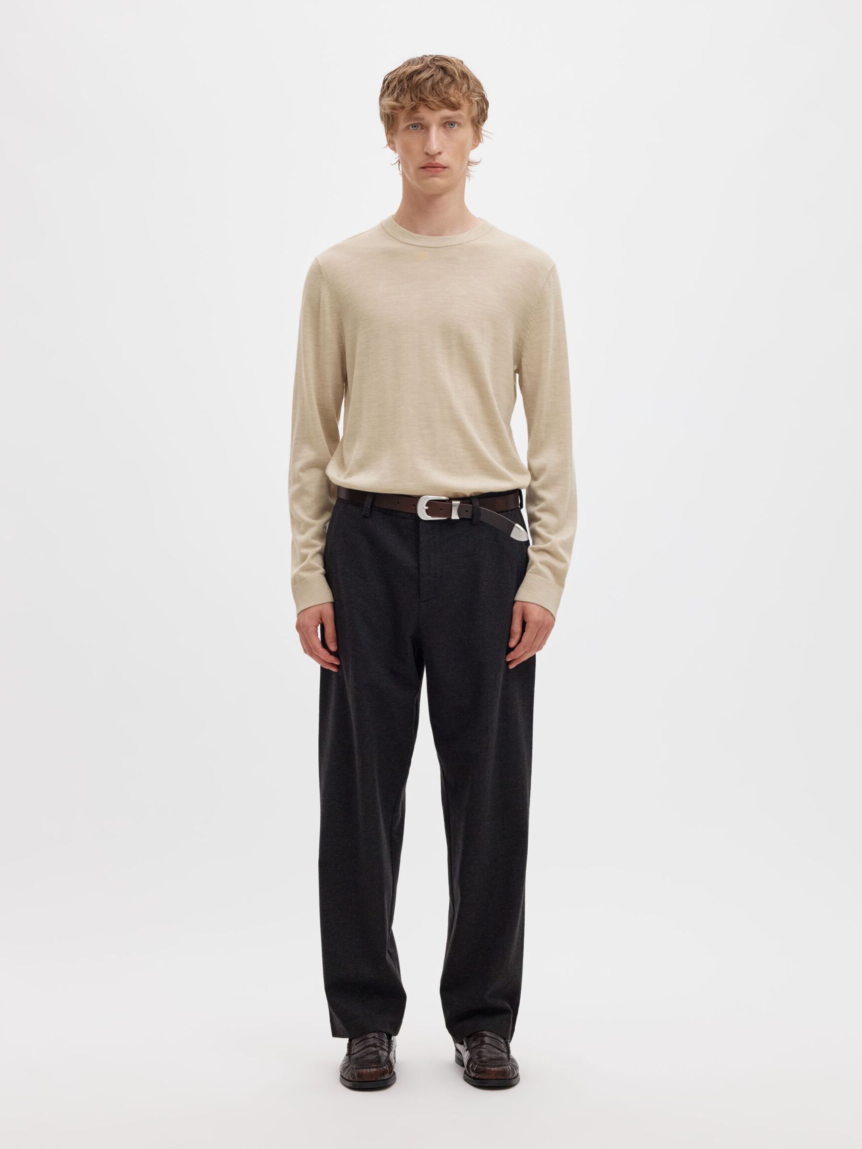 PULLOVER, Oatmeal, highres