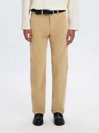 196 STRAIGHT FIT TROUSERS, Cornstalk, highres