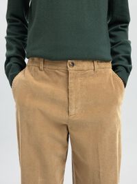 220 LOOSE FIT CORDUROY TROUSERS, Kelp, highres