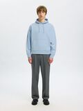 Selected 100% KATOEN HOODIE, Cashmere Blue, highres - 16100000_CashmereBlue_005.jpg