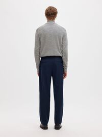 SWETER Z KRÓTKIM ZAMKIEM, Medium Grey Melange, highres