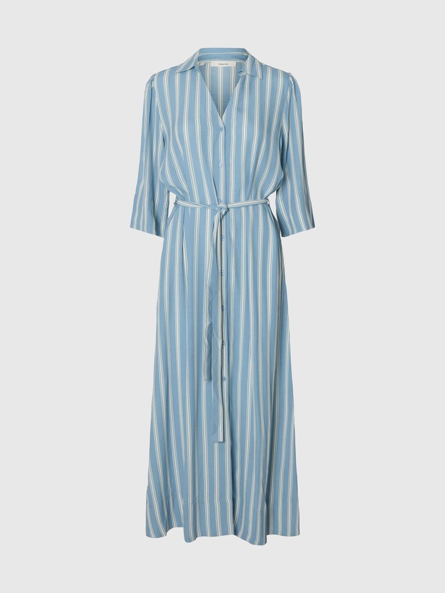 Selected VISCOSE  MAXI DRESS, Dusty Blue, highres - 16100198_DustyBlue_1239576_001.jpg