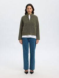 WOOL BLEND CARDIGAN, Kalamata, highres
