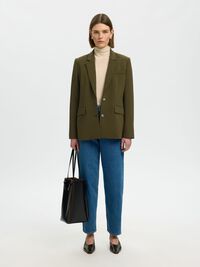 CLASSIC FIT BLAZER, Fir Green, highres